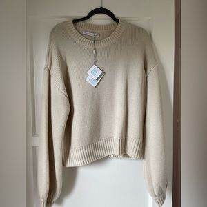 By Egreis cream sweater - nwt - size medium